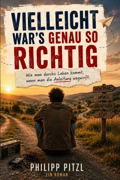'Cover von Vielleicht war’s genau so richtig.'-Cover