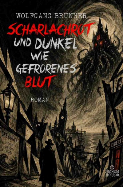 'Cover von Scharlachrot und dunkel wie gefrorenes Blut'-Cover
