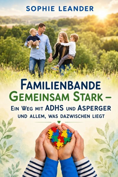 'Cover von Familienbande Gemeinsam stark – Ein Weg zu Harmonie mit ADHS, Asperger und allem was dazwischen liegt'-Cover