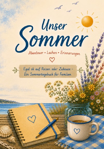 'Cover von Unser Sommer – Familien-Erinnerungsbuch zum Ausfüllen'-Cover