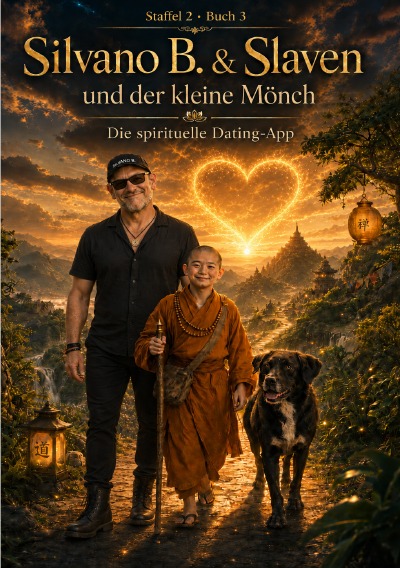 'Cover von Silvano B & Slaven und der kleine Mönch – Spirituelle Dating-App'-Cover