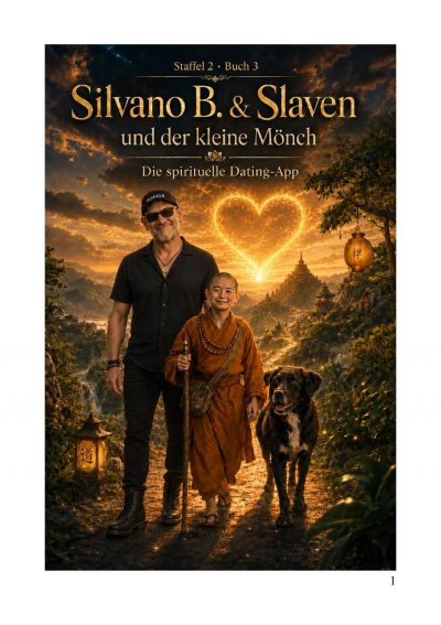 'Cover von Silvano B & Slaven und der kleine Mönch – Spirituelle Dating-App'-Cover