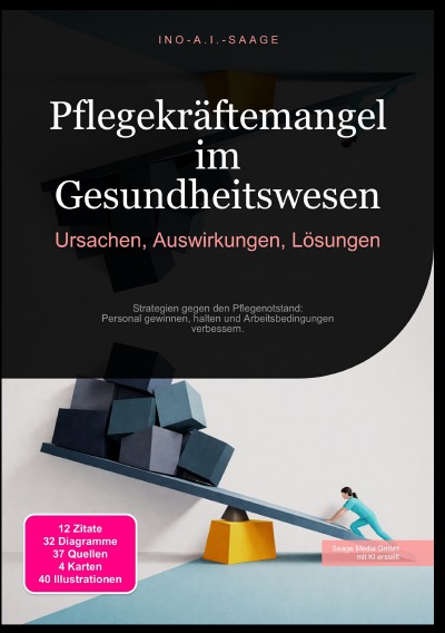 'Cover von Pflegekräftemangel im Gesundheitswesen: Ursachen, Auswirkungen, Lösungen'-Cover