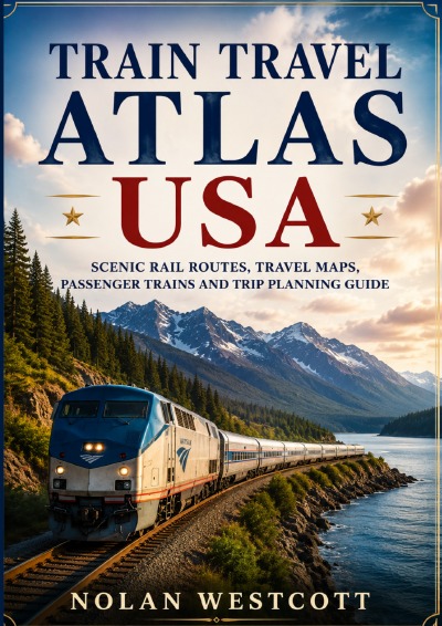 'Cover von Train Travel Atlas USA'-Cover