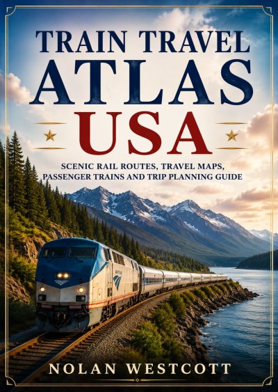 'Cover von Train Travel Atlas USA'-Cover