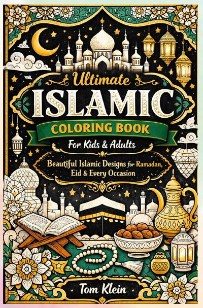 'Cover von Ultimate Islamic Coloring Book for Kids & Adults'-Cover