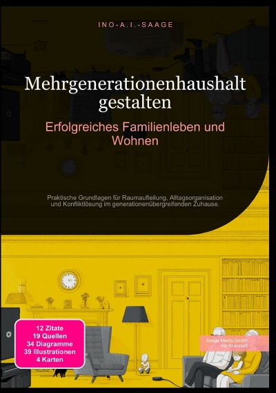 'Cover von Mehrgenerationenhaushalt gestalten: Erfolgreiches Familienleben und Wohnen'-Cover