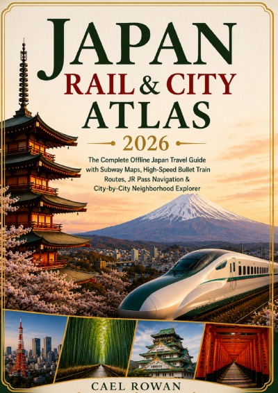 'Cover von Japan Rail & City Atlas 2026'-Cover