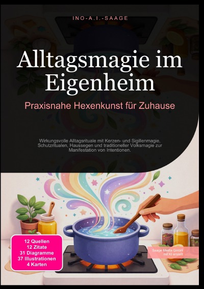 'Cover von Alltagsmagie im Eigenheim: Praxisnahe Hexenkunst für Zuhause'-Cover