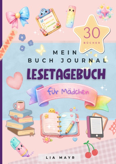 'Cover von Mein Buch Journal – Lesetagebuch für Mädchen'-Cover