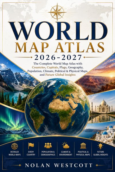 'Cover von World Map Atlas 2026-2027'-Cover