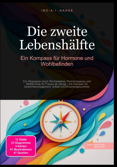 'Cover von Die zweite Lebenshälfte: Ein Kompass für Hormone und Wohlbefinden'-Cover