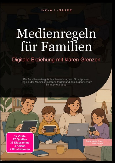 'Cover von Medienregeln für Familien: Digitale Erziehung mit klaren Grenzen'-Cover