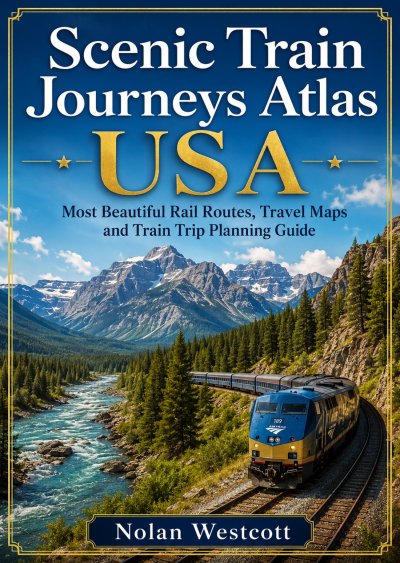 'Cover von Scenic Train Journeys Atlas USA'-Cover