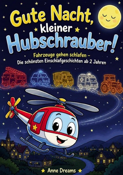 'Cover von Gute Nacht, kleiner Hubschrauber!'-Cover