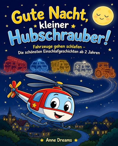 'Cover von Gute Nacht, kleiner Hubschrauber!'-Cover