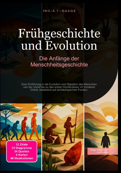'Cover von Frühgeschichte und Evolution: Die Anfänge der Menschheitsgeschichte'-Cover