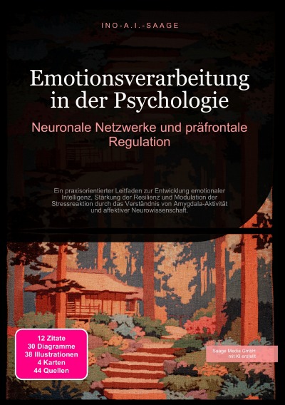 'Cover von Emotionsverarbeitung in der Psychologie: Neuronale Netzwerke und präfrontale Regulation'-Cover