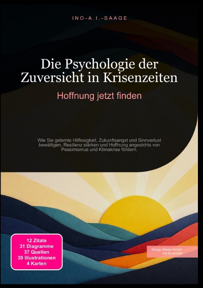 'Cover von Die Psychologie der Zuversicht in Krisenzeiten: Hoffnung jetzt finden'-Cover