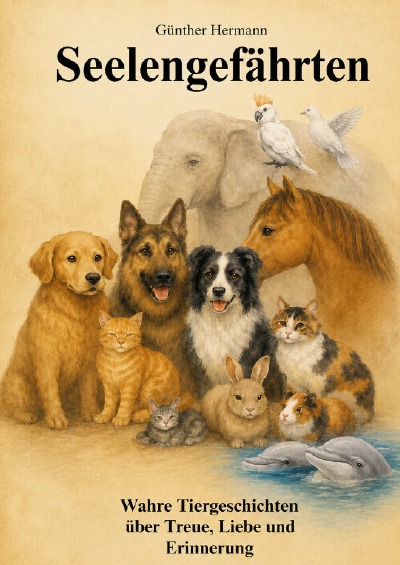 'Cover von Seelengefährten – Wahre Tiergeschichten über Treue, Liebe und Erinnerung'-Cover