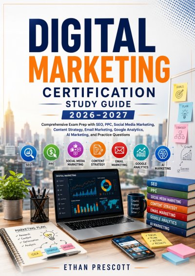 'Cover von Digital Marketing Certification Study Guide 2026–2027'-Cover