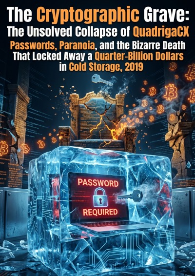'Cover von The Cryptographic Grave: The Unsolved Collapse of QuadrigaCX'-Cover