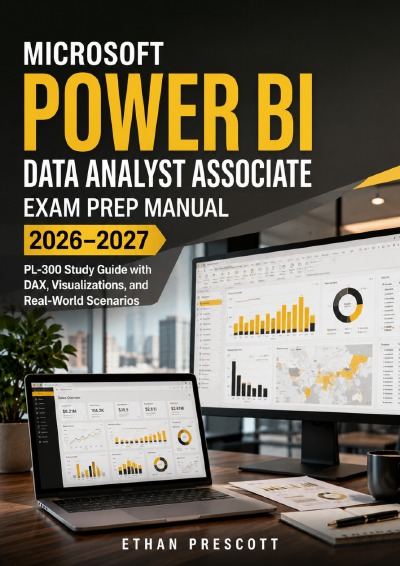 'Cover von Microsoft Power BI Data Analyst Associate Exam Prep Manual 2026–2027'-Cover