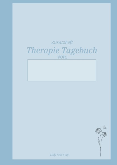 'Cover von Zusatzheft Therapie Tagebuch'-Cover