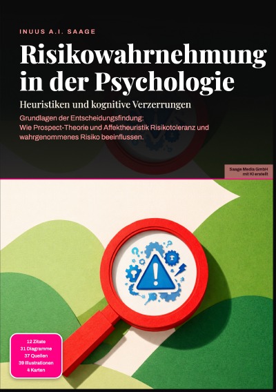 'Cover von Risikowahrnehmung in der Psychologie: Heuristiken und kognitive Verzerrungen'-Cover