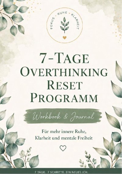 'Cover von Das 7-Tage Overthinking Reset Programm'-Cover