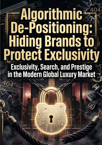 'Cover von Algorithmic De-Positioning: Hiding Brands to Protect Exclusivity'-Cover