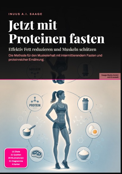 'Cover von Jetzt mit Proteinen fasten: Effektiv Fett reduzieren und Muskeln schützen'-Cover