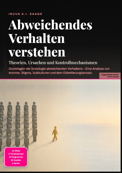 'Cover von Abweichendes Verhalten verstehen: Theorien, Ursachen und Kontrollmechanismen'-Cover