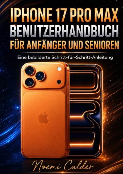 'Cover von iPhone 17 Pro Max Benutzerhandbuch für Anfänger und Senioren'-Cover
