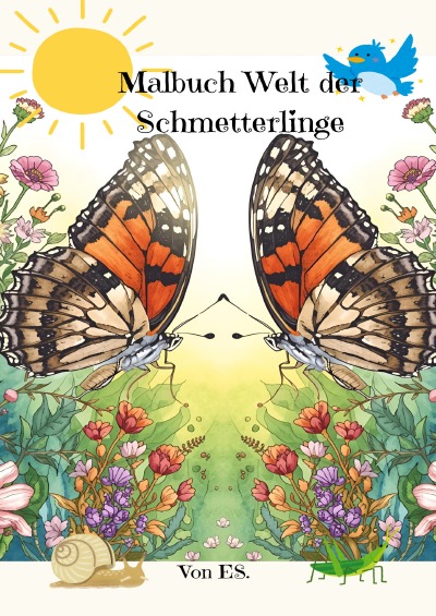 'Cover von Malbuch Welt der Schmetterlinge'-Cover