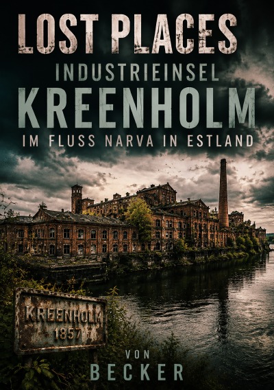 'Cover von Lost Places I Industrieinsel Kreenholm im Fluss Narva in Estland'-Cover