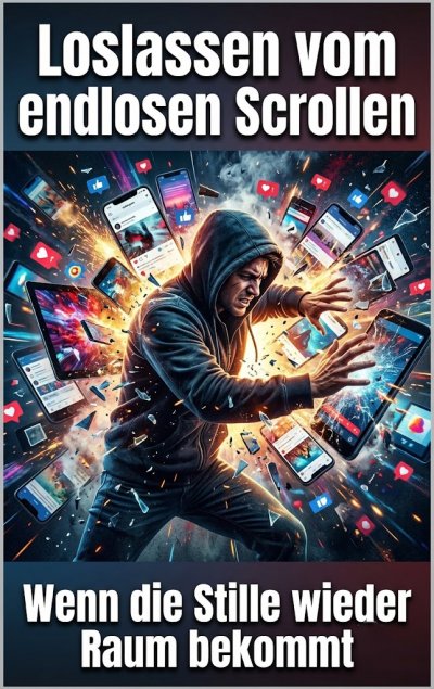 'Cover von Loslassen vom endlosen Scrollen'-Cover