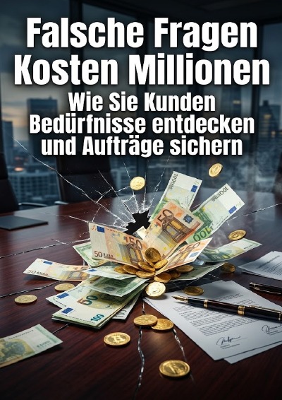 'Cover von Falsche Fragen Kosten Millionen'-Cover