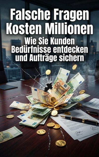 'Cover von Falsche Fragen Kosten Millionen'-Cover