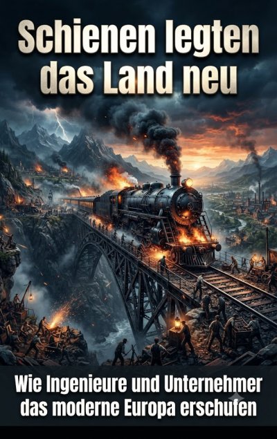 'Cover von Schienen legten das Land neu'-Cover