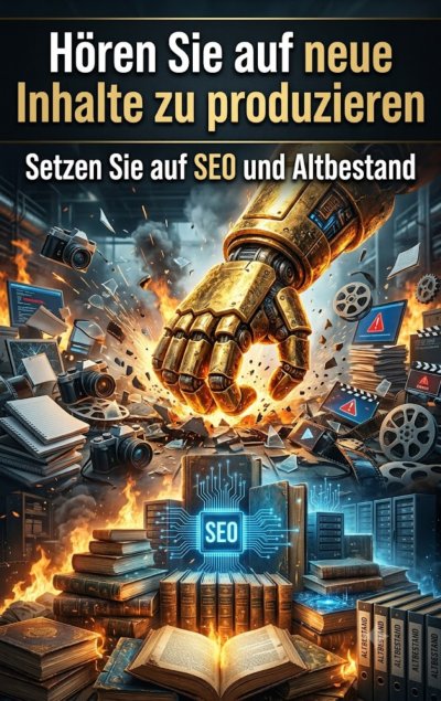 'Cover von Hören Sie auf neue Inhalte zu produzieren'-Cover