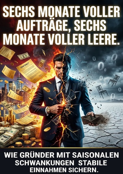 'Cover von Sechs Monate voller Aufträge, sechs Monate voller Leere.'-Cover