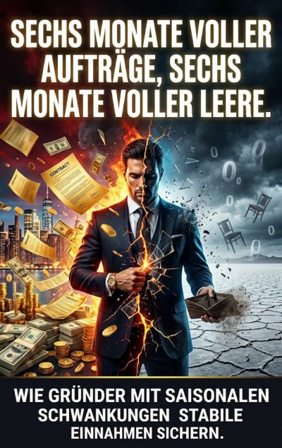 'Cover von Sechs Monate voller Aufträge, sechs Monate voller Leere.'-Cover