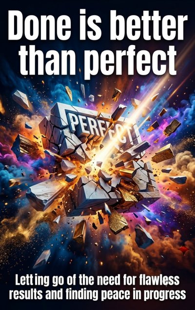 'Cover von Done is better than perfect'-Cover