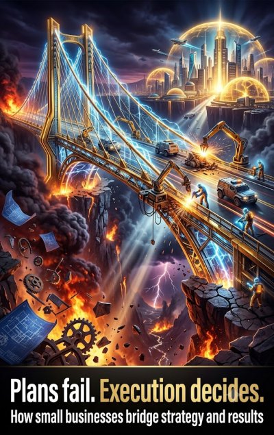 'Cover von Plans fail. Execution decides.'-Cover