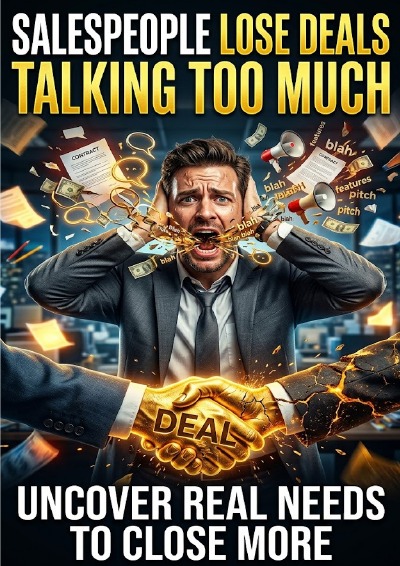 'Cover von Salespeople Lose Deals Talking Too Much'-Cover