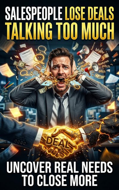 'Cover von Salespeople Lose Deals Talking Too Much'-Cover
