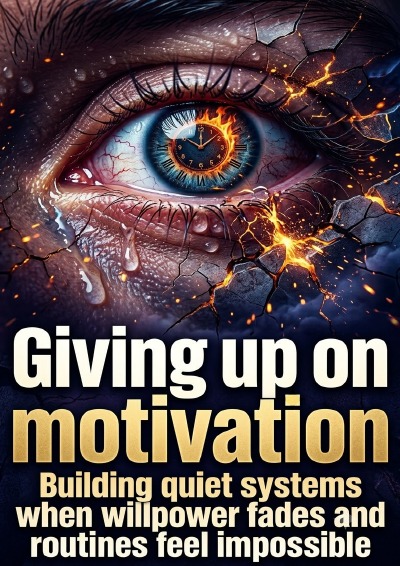 'Cover von Giving up on motivation'-Cover