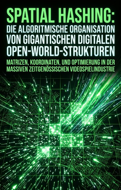 'Cover von Spatial Hashing: Die algorithmische Organisation von gigantischen digitalen Open-World-Strukturen'-Cover
