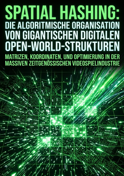 'Cover von Spatial Hashing: Die algorithmische Organisation von gigantischen digitalen Open-World-Strukturen'-Cover